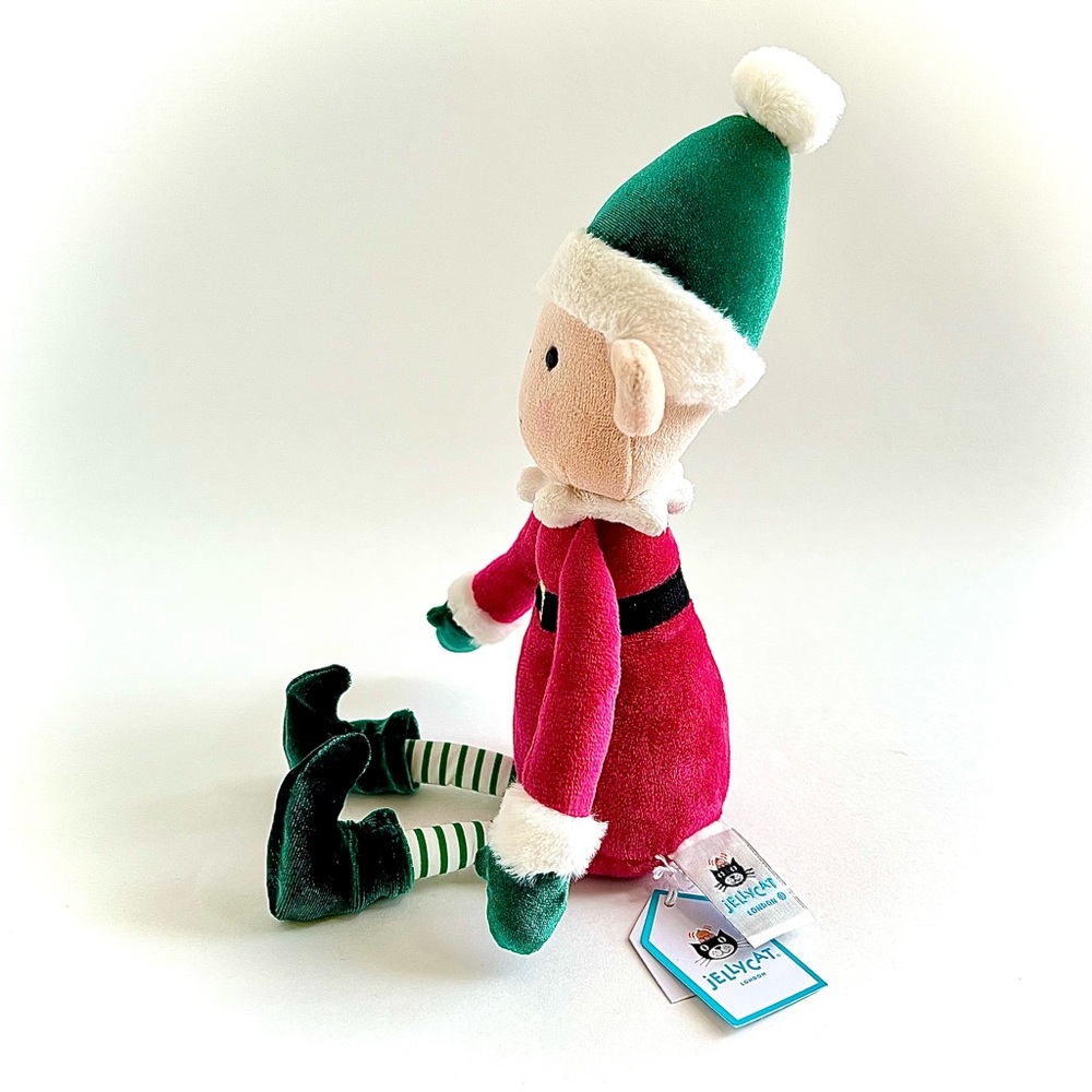 Jellycat “Eldo Elf” Soft Cute Plush Christmas Toy (NWT) - Picture 4 of 6